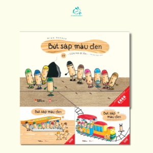 COMBO Bút sáp màu đen (3 Tập)