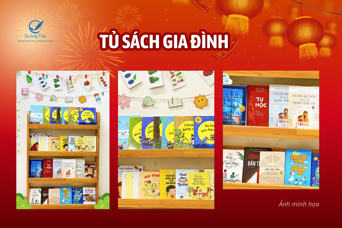 Tủ sách gia đình - quà tết ý nghĩa cho gia đình năm 2026