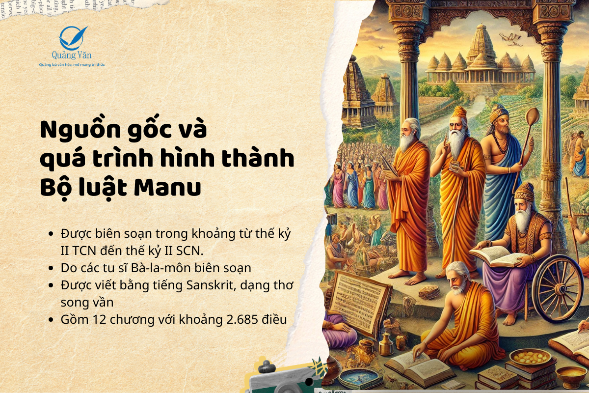 Nguồn gốc và quá trình hình thành Bộ luật Manu