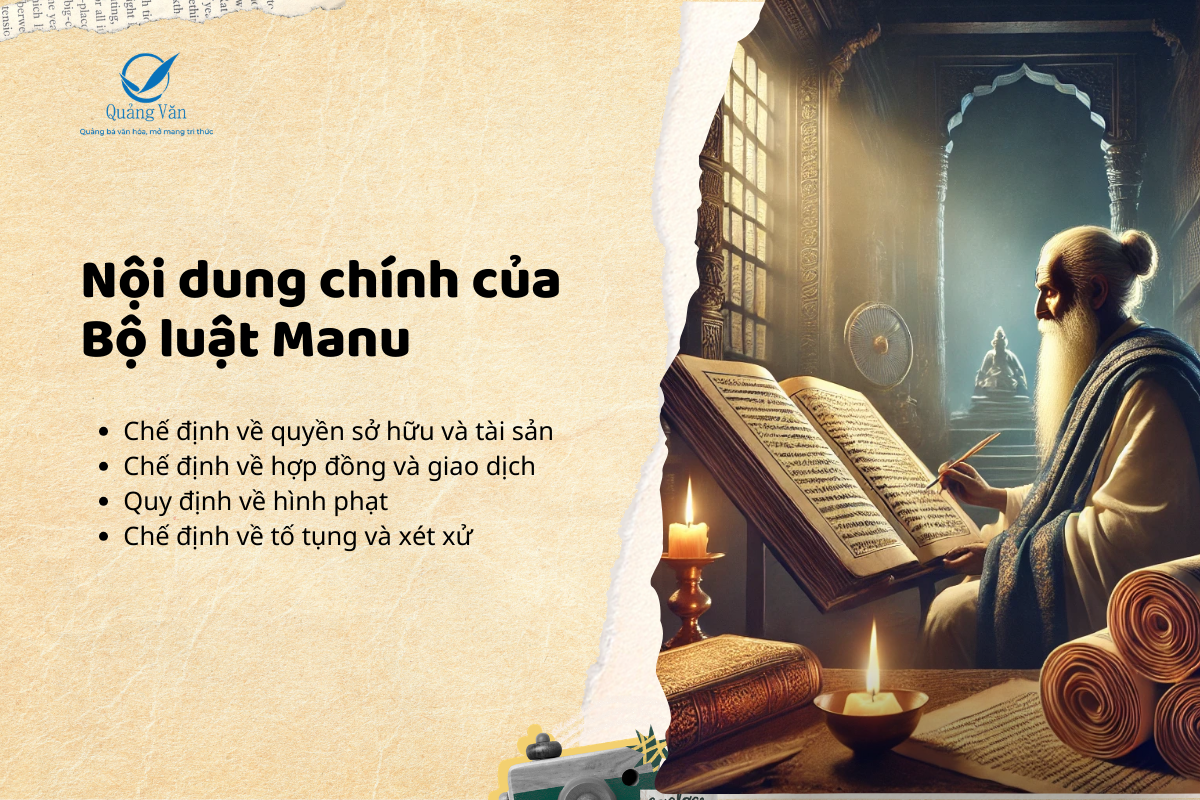 Nội dung chính của Bộ luật Manu