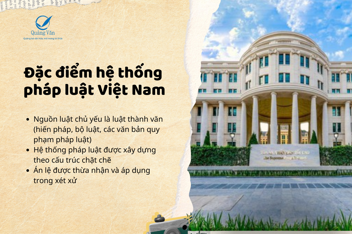 Đặc điểm hệ thống pháp luật Việt Nam