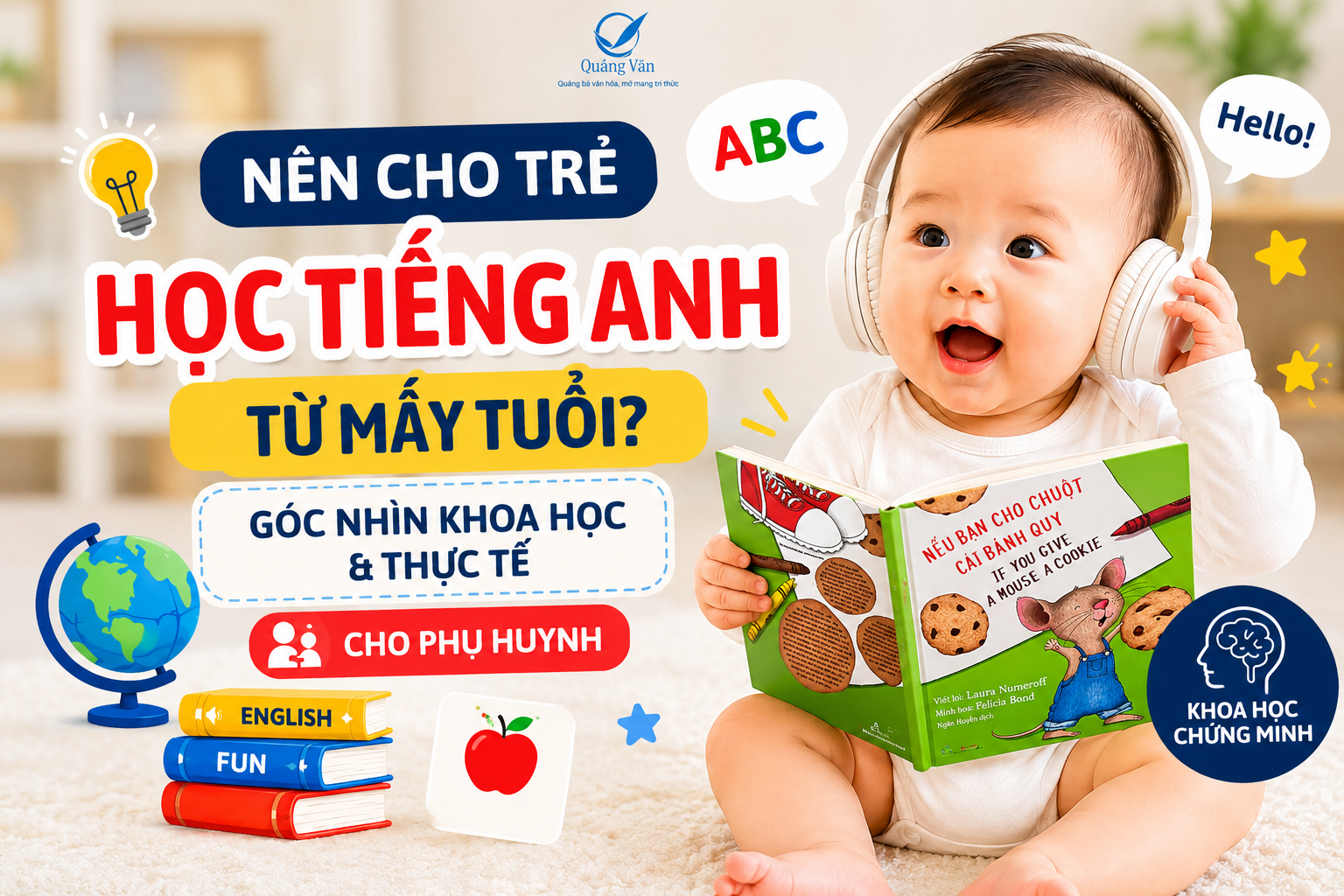 nên cho trẻ học tiếng anh từ mấy tuổi