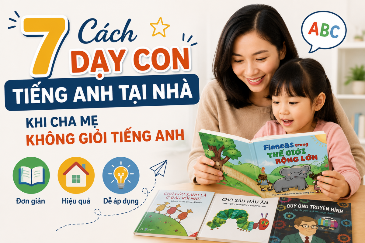 7 Cách Dạy Con Tiếng Anh Tại Nhà Khi Cha Mẹ Không Giỏi Tiếng Anh