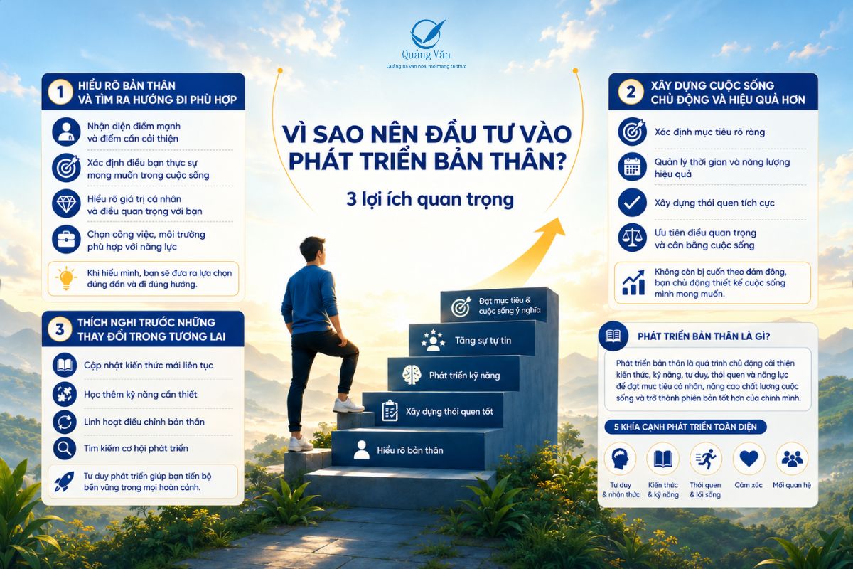 Vì sao bạn nên đầu tư vào phát triển bản thân?