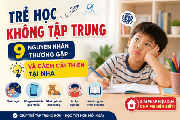 Trẻ Học Không Tập Trung: 9 Nguyên Nhân Thường Gặp Và Cách Cải Thiện Tại Nhà