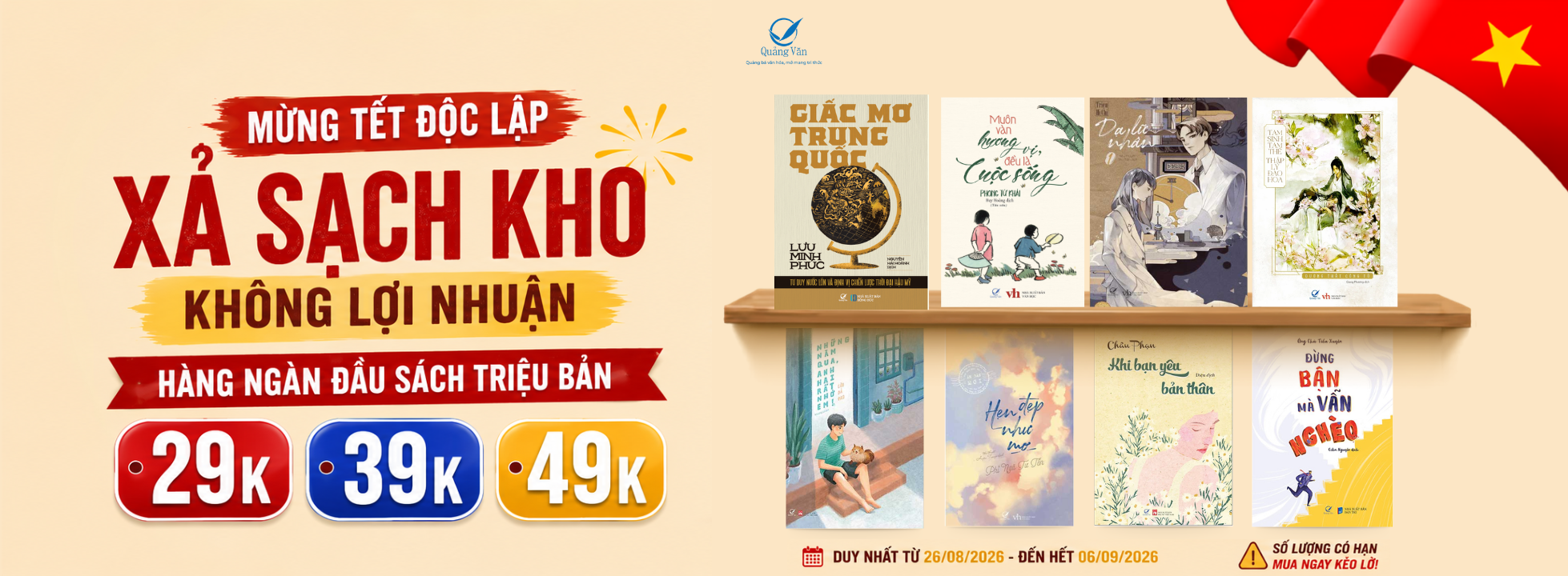 Xả kho đồng giá sách 29K 39K 49K