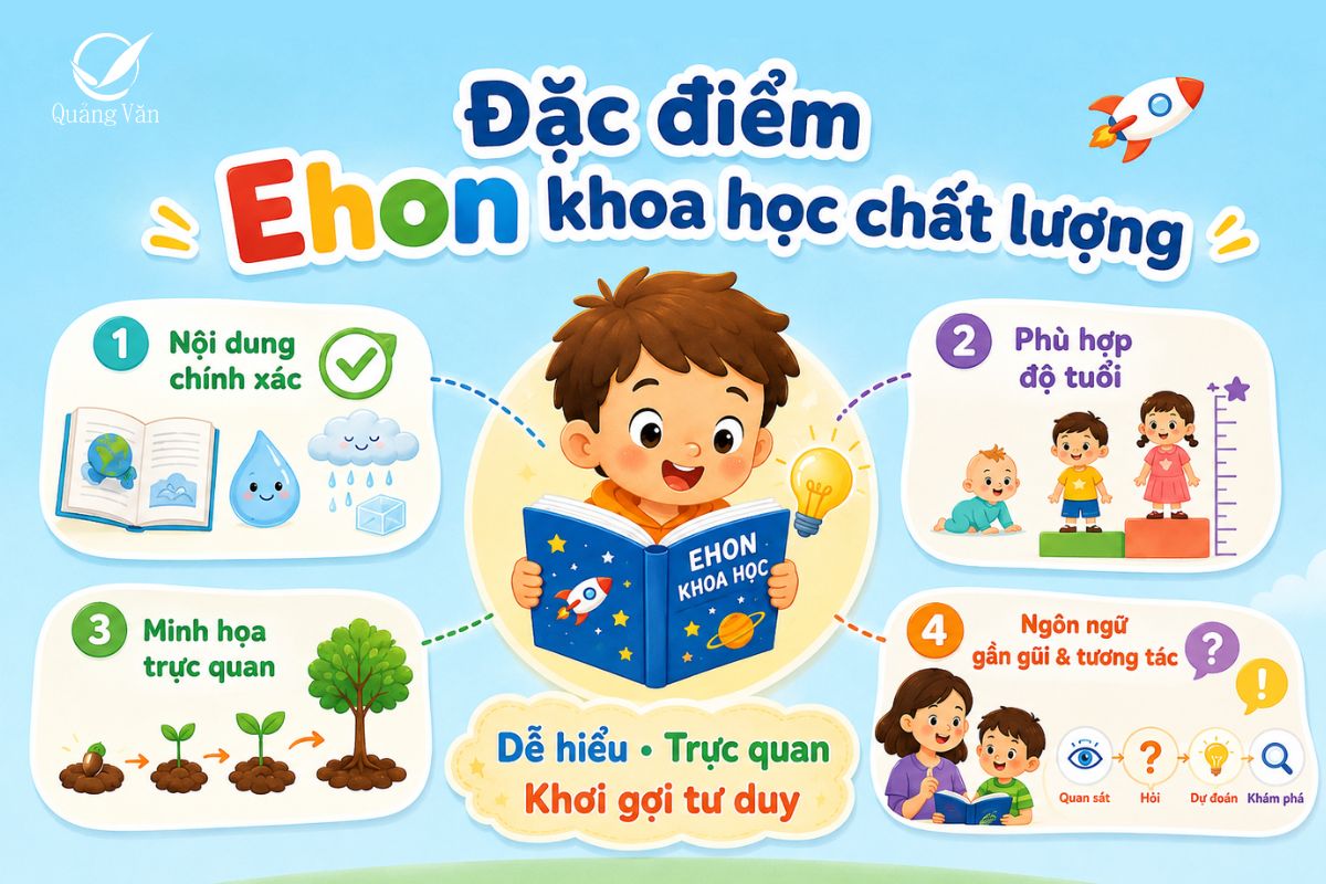 Những đặc điểm của một cuốn Ehon khoa học chất lượng