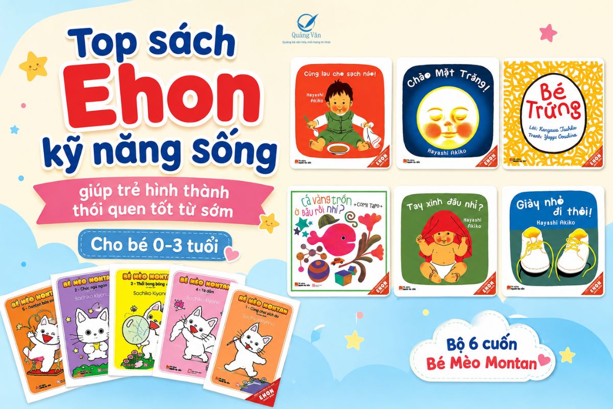 Top sách Ehon kỹ năng sống giúp trẻ hình thành thói quen tốt từ sớm