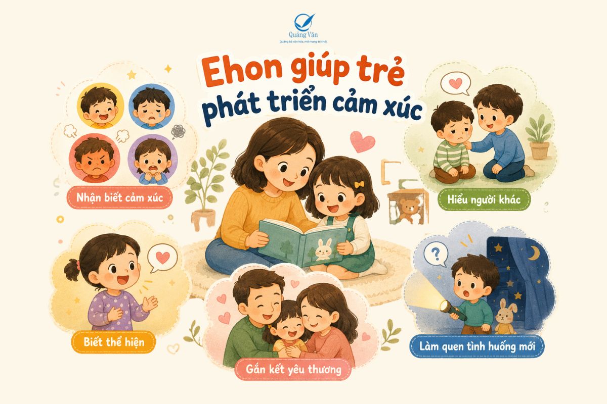 Ehon giúp trẻ phát triển cảm xúc như thế nào?