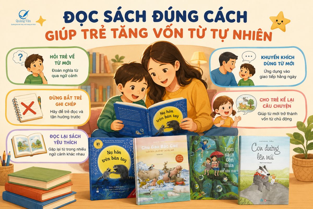 Không chỉ “biết thêm từ”: Đọc sách thế nào để trẻ thực sự tăng vốn từ?