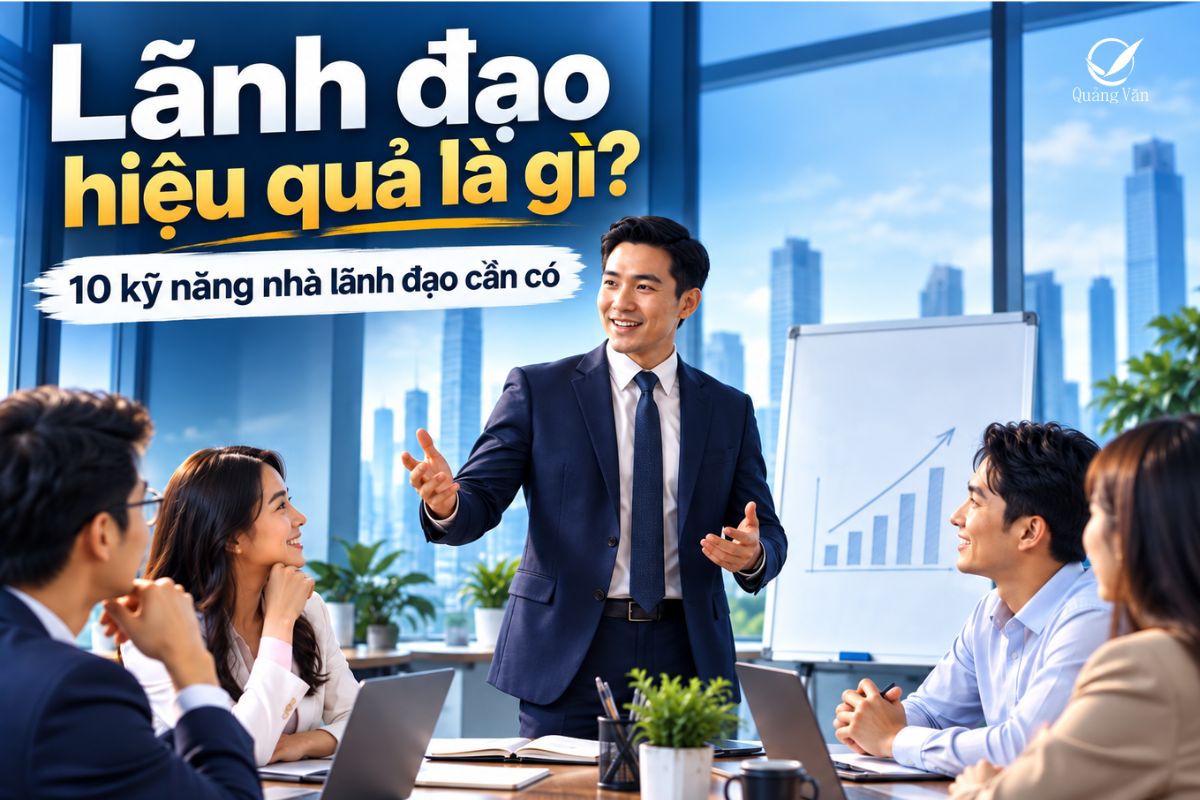 Lãnh đạo hiệu quả là gì? 10 kỹ năng nhà lãnh đạo cần có