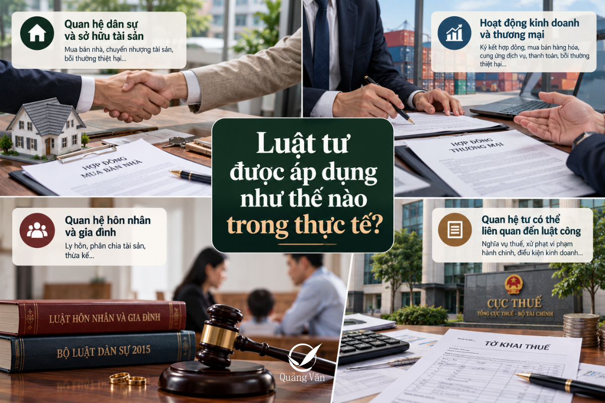 Luật tư được áp dụng như thế nào trong thực tế?