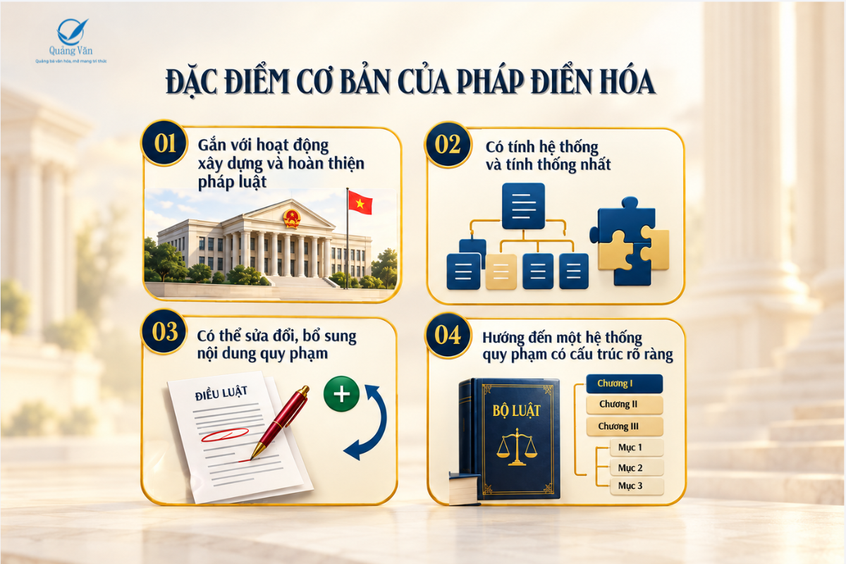 Đặc điểm cơ bản của pháp điển hóa