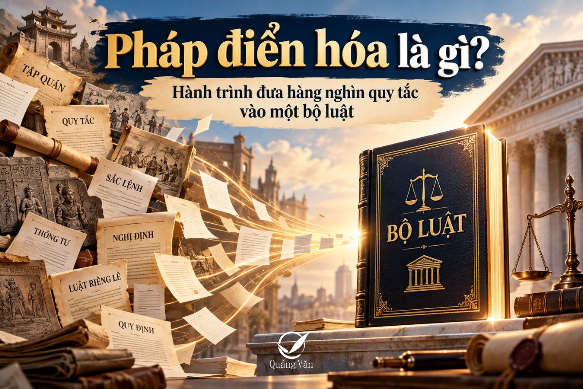 Pháp điển hóa là gì? Hành trình đưa hàng nghìn quy tắc vào một bộ luật
